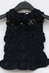 SHUSHUTONG sleeveless top aw21to04 dark blue